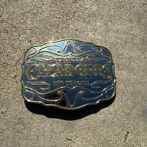Cazadores Gold Belt Buckle